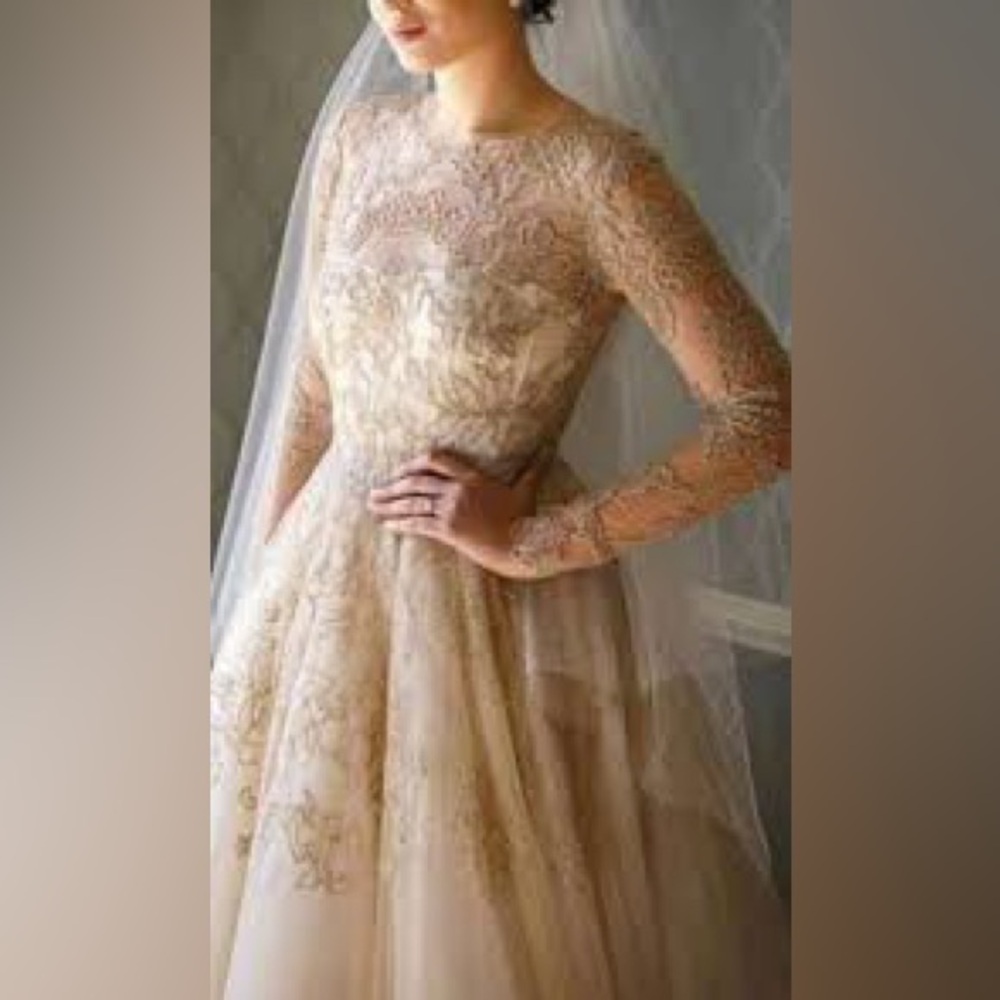 MONIQUE LHULLIER PLATINUM | Elizabeth | Spring 2015 | Ballgown wedding dress - Picture 10 of 16